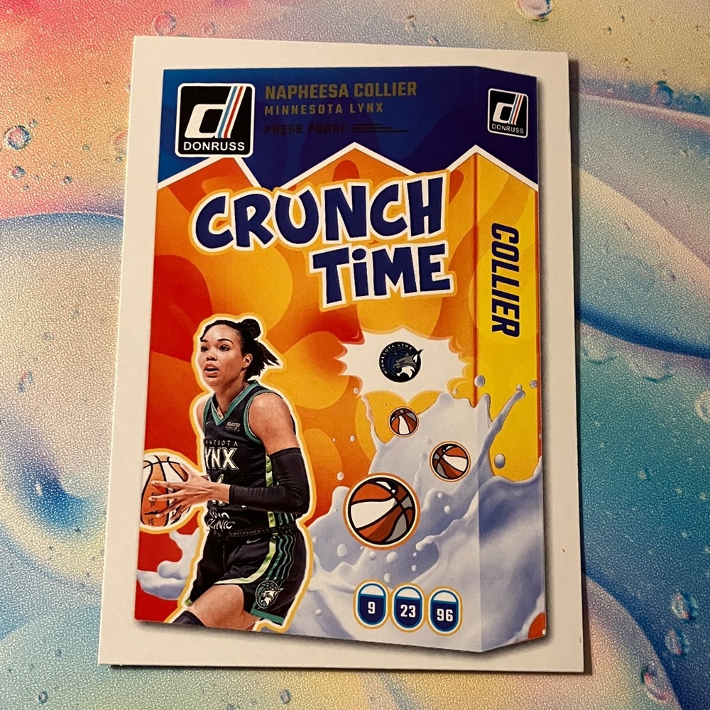 Napheesa Collier LYNX WNBA Basketball Card Donruss Panini Crunch Time